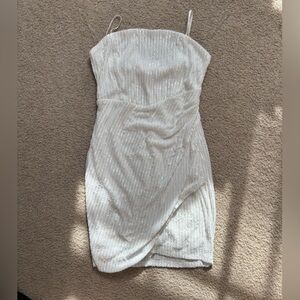 White Sequin Dress